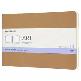 Блокнот для рисования Moleskine "Art cahier sketch album" 13х21 см 88 стр., цвет бежевый