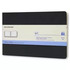 Блокнот для рисования Moleskine "CAHIER SKETCH ALBUM LARGE" 130х210мм 88 стр. черный