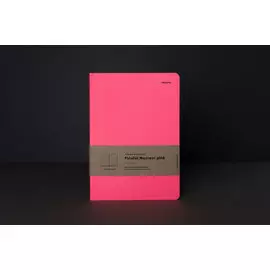 Блокнот для записей FALAFEL BOOKS А5 Nuclear pink, 64л, 120г, в линейку