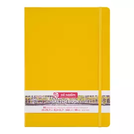 Блокнот для зарисовок Art Creation 21х30 см 80 л 140 г, твердая обложка, желтый