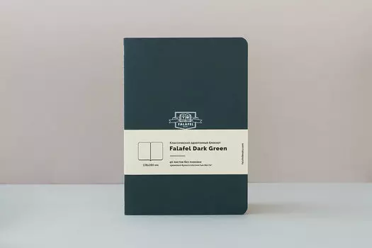 Блокнот FALAFEL BOOKS А5 Dark Green