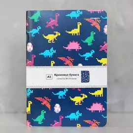 Блокнот FALAFEL BOOKS А5 Dinosaurs, 40л, 80г, без линовки