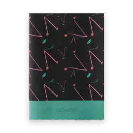 Блокнот FALAFEL BOOKS А5T Abstract cherry, 30л, 80г, в линейку