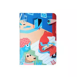 Блокнот FALAFEL BOOKS А6 Blue Room, 40л, 80г, без линовки