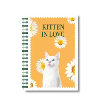 Блокнот "Kitten in love" А6