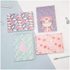 Блокнот на гребне MESHU "Art dream" А6 60 л., пластиковая обложка