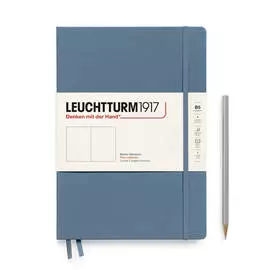 Блокнот нелинованный Leuchtturm1917 Composition B5 109 л, твердая обложка Синий камень