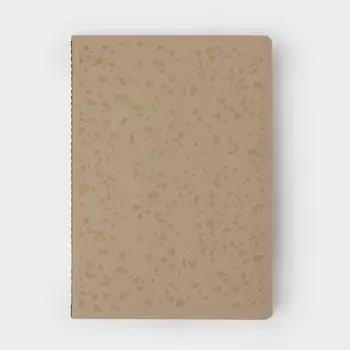 Блокнот "Прочнее камня", песочный