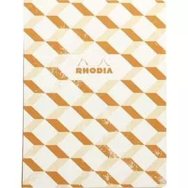 Блокнот в клетку Rhodia "Heritage escher ivory" 19х25 см 32 л с нумерацией 90 г, листы: слоновая кос