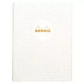 Блокнот в клетку Rhodia "Heritage moucheture" 19х25 см 32 л 90 г, листы: слоновая кость