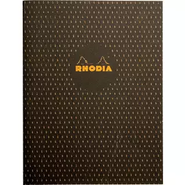 Блокнот в клетку Rhodia "Heritage moucheture black" А5 32 л 90 г, листы: слоновая кость