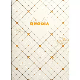 Блокнот в клетку Rhodia "Heritage quadrille ivory" А5 32 л 90 г, листы: слоновая кость