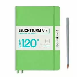 Блокнот в точку Leuchtturm Edition А5 203 стр., твердая обложка пастельный зеленый