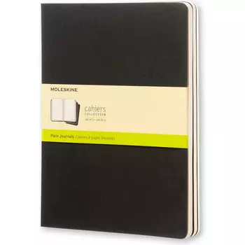 Блокноты нелинованные Moleskine 3 шт