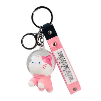 Брелок "Cat astronaut", pink