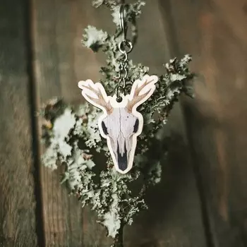 Брелок Дворникова А. "Череп оленя"