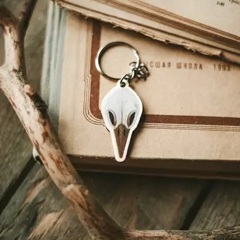 Брелок Дворникова А. "Птичий череп"