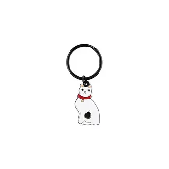 Брелок металлический Эрмитаж "Японская кошка"