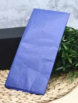 Бумага тишью "Classic", dark blue, 50 х 66 см, 14г/м2