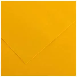 Бумага тонированная Canson "Ingres Vidalon" 50х65 см 100 г №46 Желтый лютик