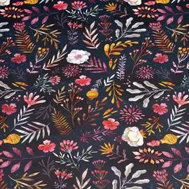 Бумага упаковочная "Dark Flowers" 70х100 см