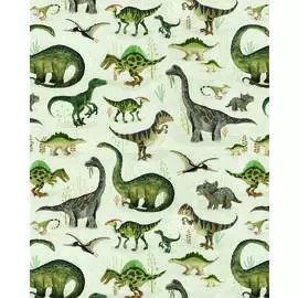 Бумага упаковочная "Jurassic park"