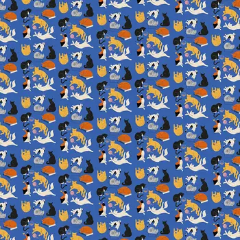 Бумага упаковочная "Котики" 70*100 см