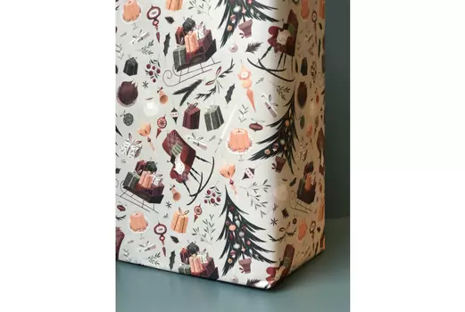 Бумага упаковочная "Light Xmas" 70х100 см