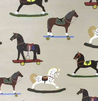 Бумага упаковочная "Лошадки" 70х100 см