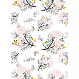 Бумага упаковочная "Нежные цветы" 70х100 см
