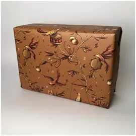 Бумага упаковочная "Поющие птицы" 70х100 см