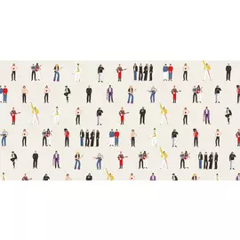 Бумага упаковочная "Rock Stars" Grey