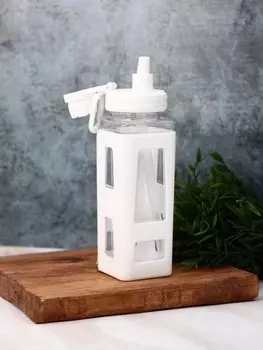 Бутылка "Bright square", white (700 мл)