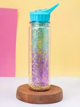 Бутылка "Tinsel", green-purple, 500 мл