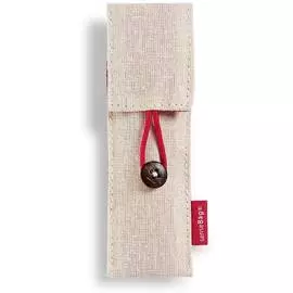 Чехол текстильный senseBag 14х4,5 см для 2 ручек кремовый