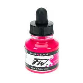 Чернила акриловые Daler-Rowney "FW ARTISTS" 29,5 мл Флуорисцентный розовый