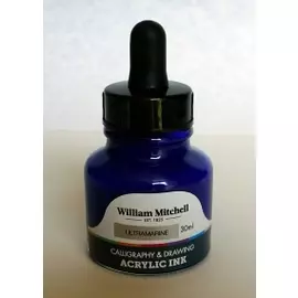 Чернила акриловые William Mitchell 30 мл Ультрамарин