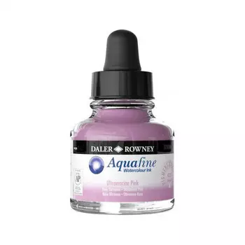 Чернила акварельные Daler-Rowney "AQUAFINE" 29,5 мл, розовый ультрамарин