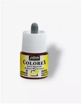 Чернила акварельные Pebeo "Colorex" 45 мл №59 Желтый основной