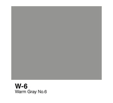 Чернила COPIC W6 (теплый серый, warm gray)