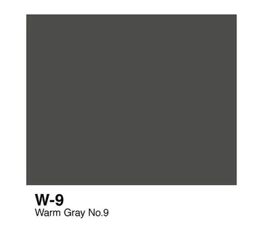Чернила COPIC W9 (теплый серый, warm gray)