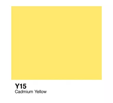 Чернила COPIC Y15 (кадмий желтый, cadmium yellow)