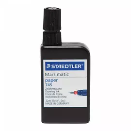 Чернила для рапидографов Staedtler 22 мл, черный