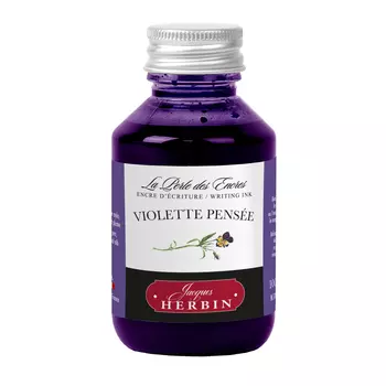 Чернила в банке Herbin, 100 мл, Violette pens?e,Сине-лиловый