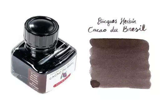 Чернила в банке Herbin, 30 мл, Cacao du Br?sil Серо-коричневый