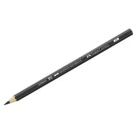 Чернографитовый акварельный карандаш Faber-Castell 4B