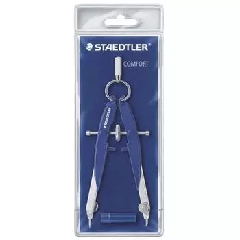 Циркуль Staedtler "Mars Comfort" с механизмом точной регулировки диаметра, в пластиковой коробке