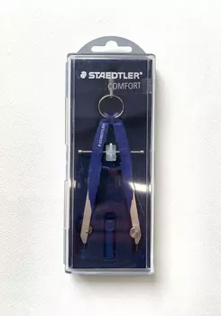 Циркуль Staedtler "Mars Comfort" с механизмом точной регулировки диаметра, в пластиковой коробке