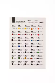 Дот карта акварели Малевичъ "Veroneze", 35 цветов