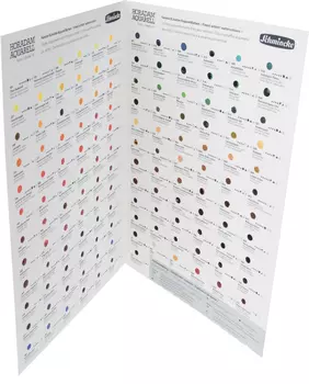 Дот-карта выкраска акварели Schmincke "HORADAM" 140 цв.